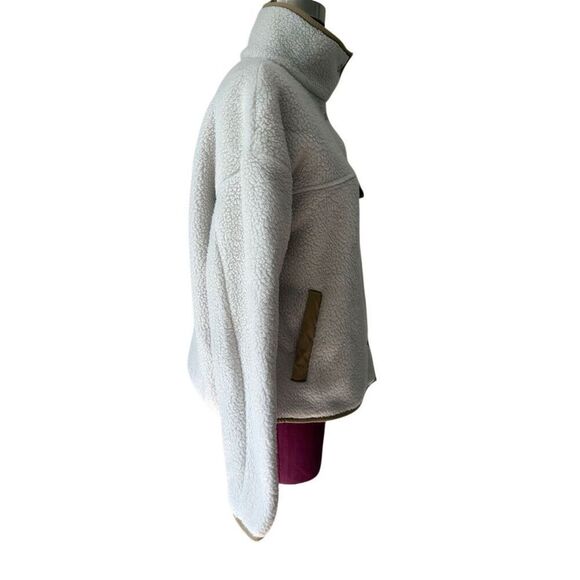 North Face Cragmont Fleece Jacket size M Vintage White Kelp Tan - Picture 10 of 11